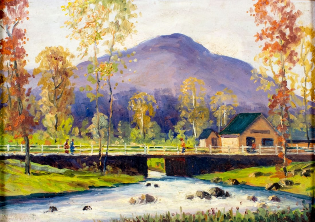 Nunzio Vayana (FL,ME,Italy,1878-1960) oil painting (1 of 13)