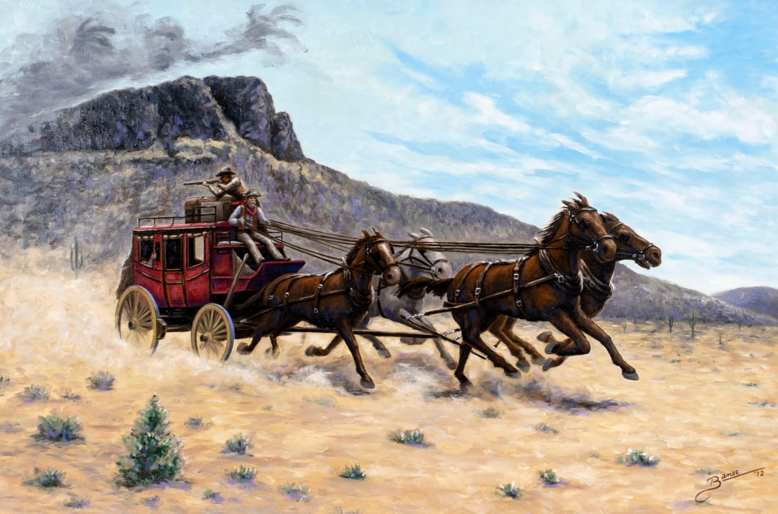 Glen Fortune Banse (NJ,1948-2018) oil painting (1 of 13)