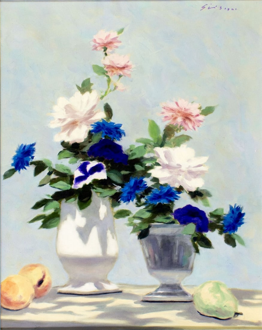 Andre Gisson (French,NY,CT,1921-2003) oil painting (1 of 12)