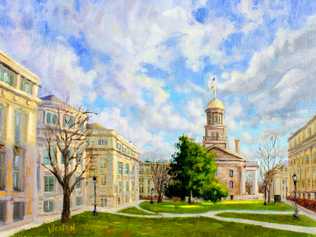 Weston Bush (Ohio,20/21C) oil painting (1 of 12)