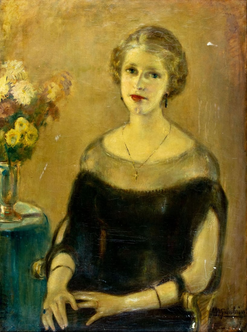 Jean M Guislain (NY,NE,Belgium,1882-?) oil painting (1 of 12)