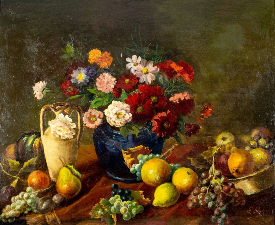 G d'Andrea (Europe,mid 20C) oil painting (1 of 12)