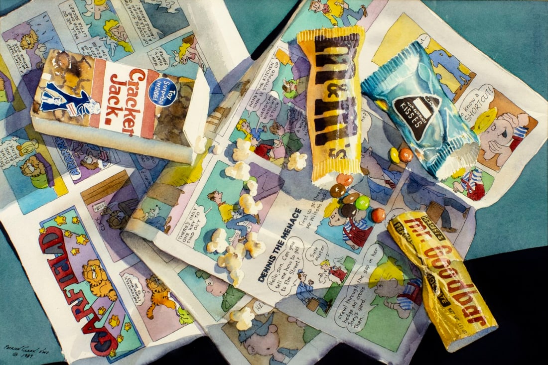 Patrick P Clark (KS,20C) watercolor painting (1 of 13)