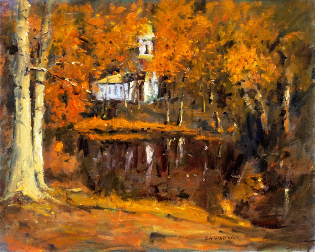 Robert Waltsak (NJ,b 1944) oil painting (1 of 12)