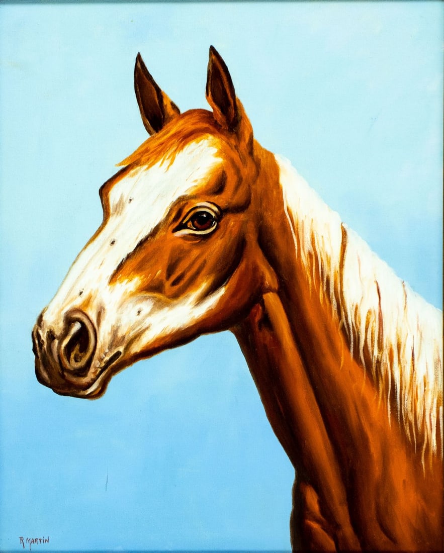 R Martin (US,20C) oil painting (1 of 12)