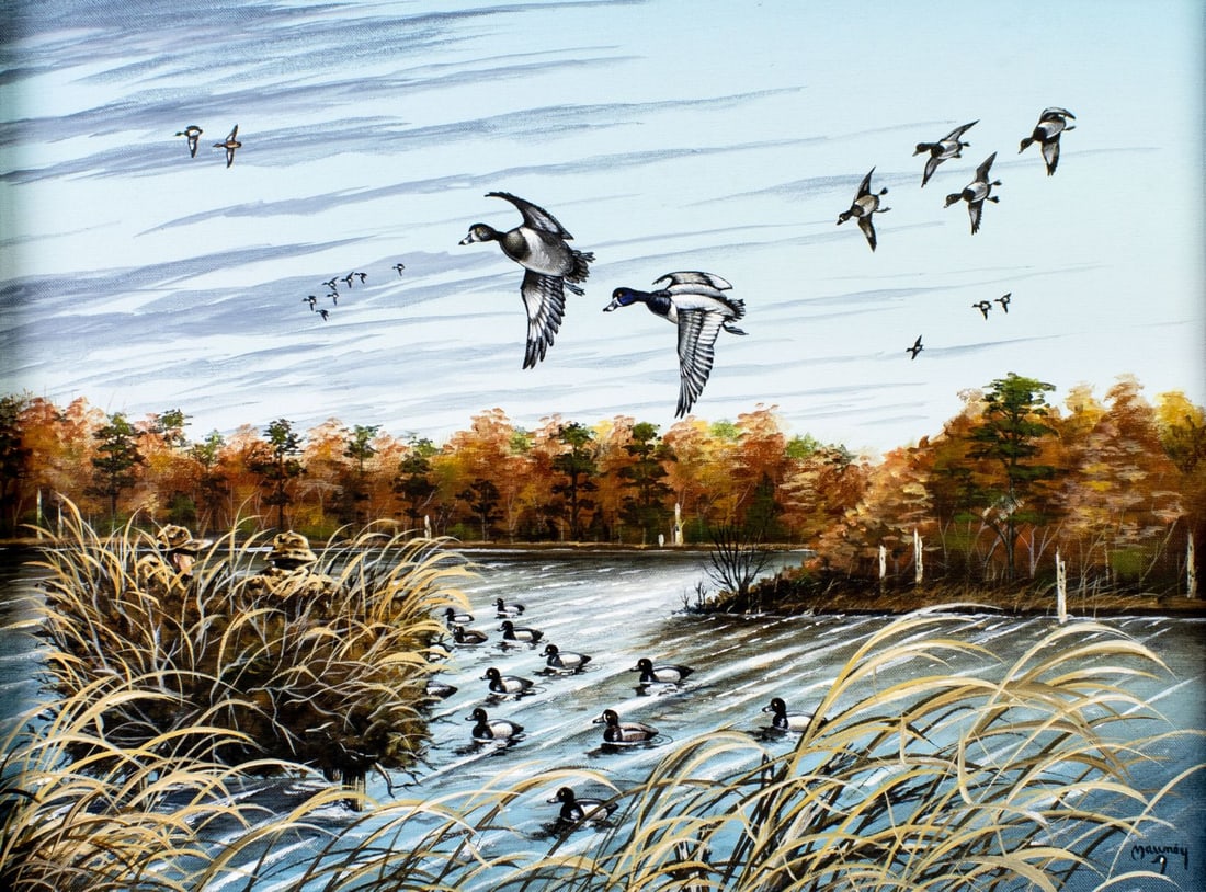 Lee Mauney (NC,20/21C) oil painting (1 of 12)