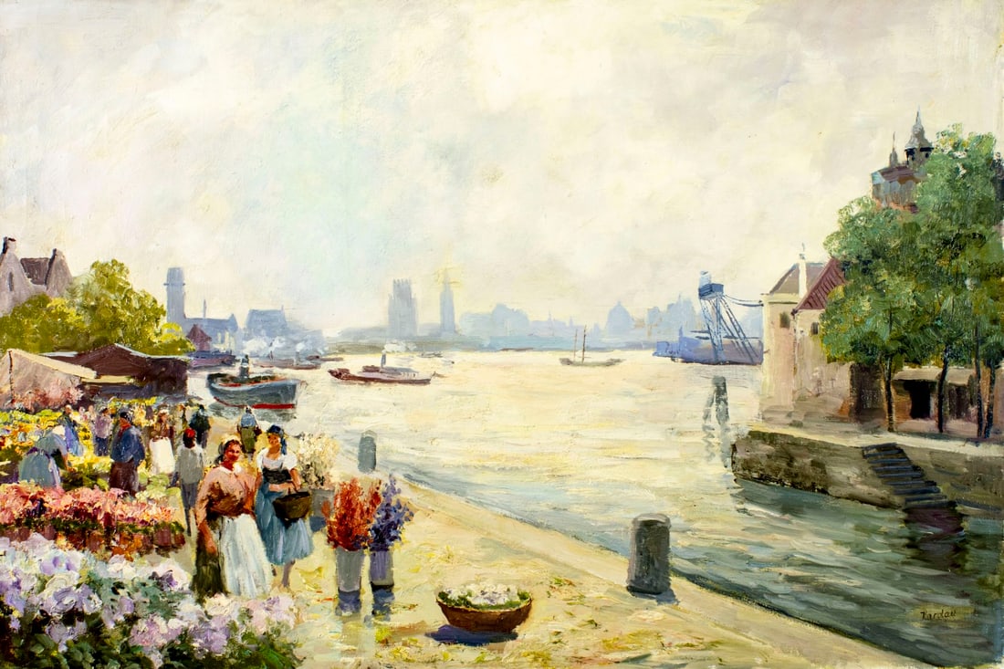 R Kardau (Europe,20C) oil painting (1 of 13)