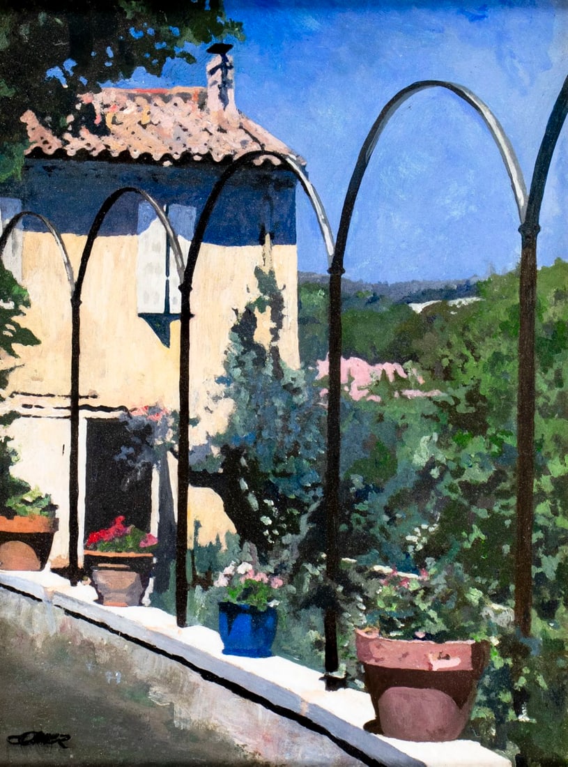 Serge Gomez (French,1941-?) oil painting (1 of 15)