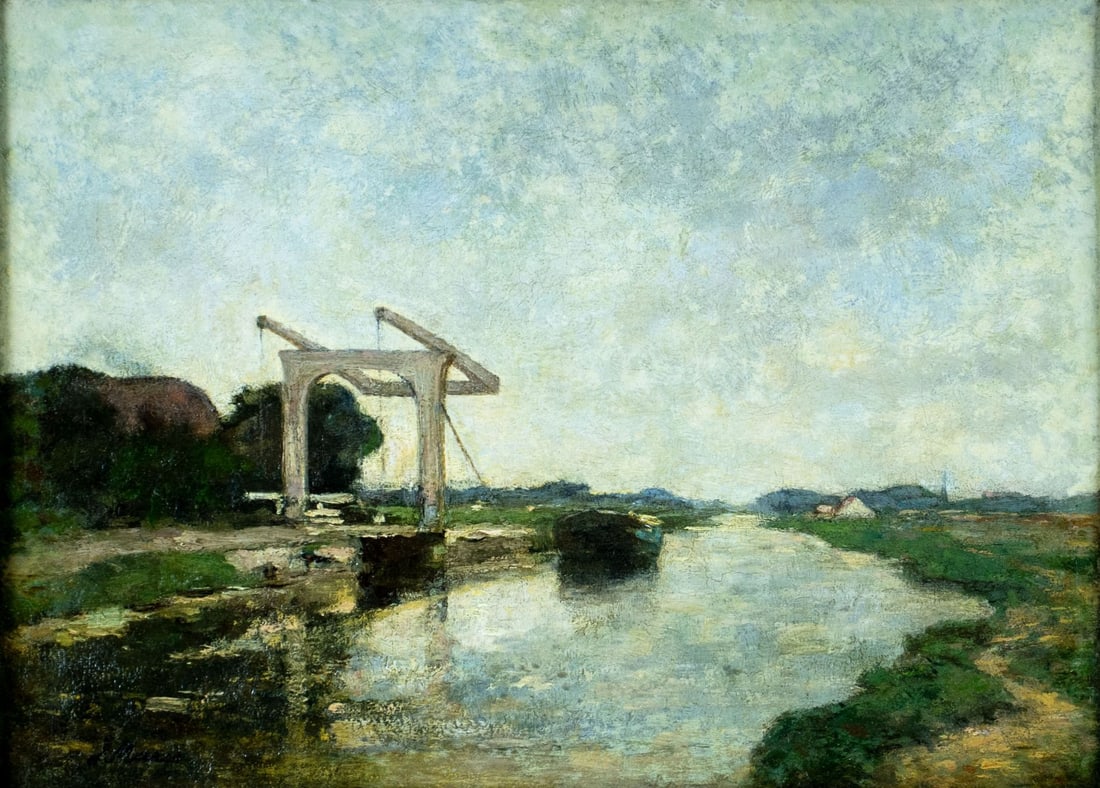 Jacob Hendricus Maris (Dutch,1837-1899) oil painting antique (1 of 13)