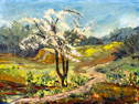B Damon (US,20C) oil painting