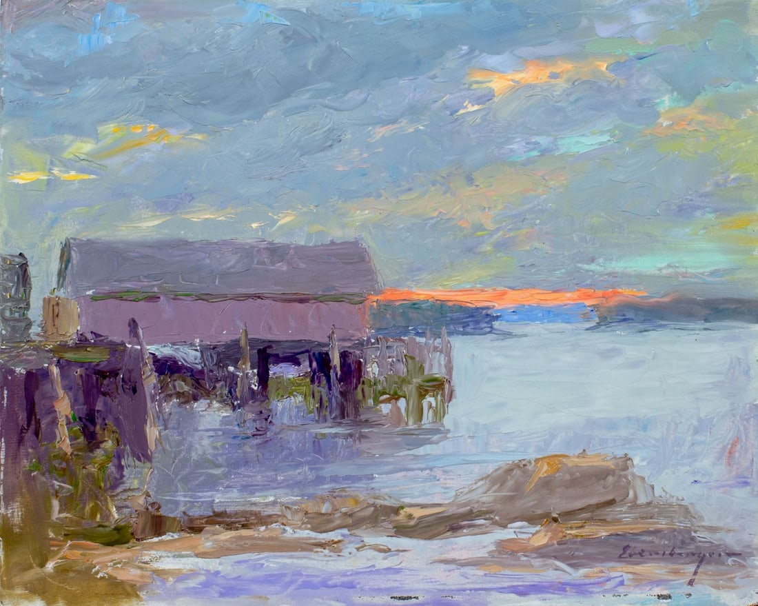 John Ebersberger (MD,20/21C) oil painting (1 of 12)