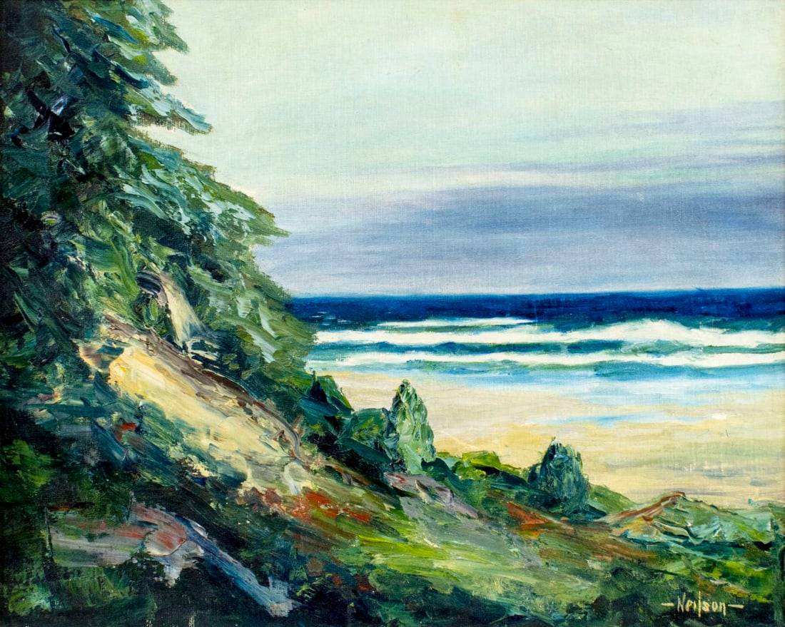 Thomas Neilson (Idaho,1886-?) oil painting (1 of 13)