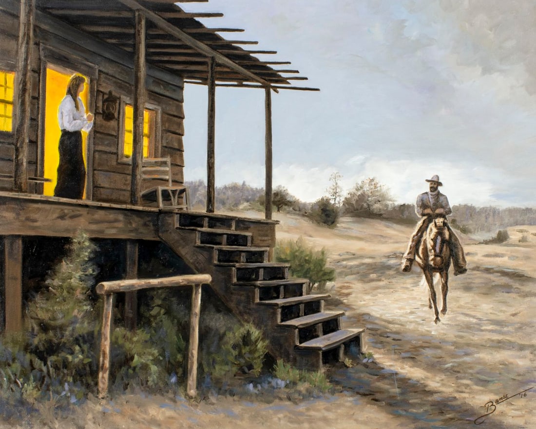 Glen Fortune Banse (NJ,1948-2018) oil painting (1 of 14)