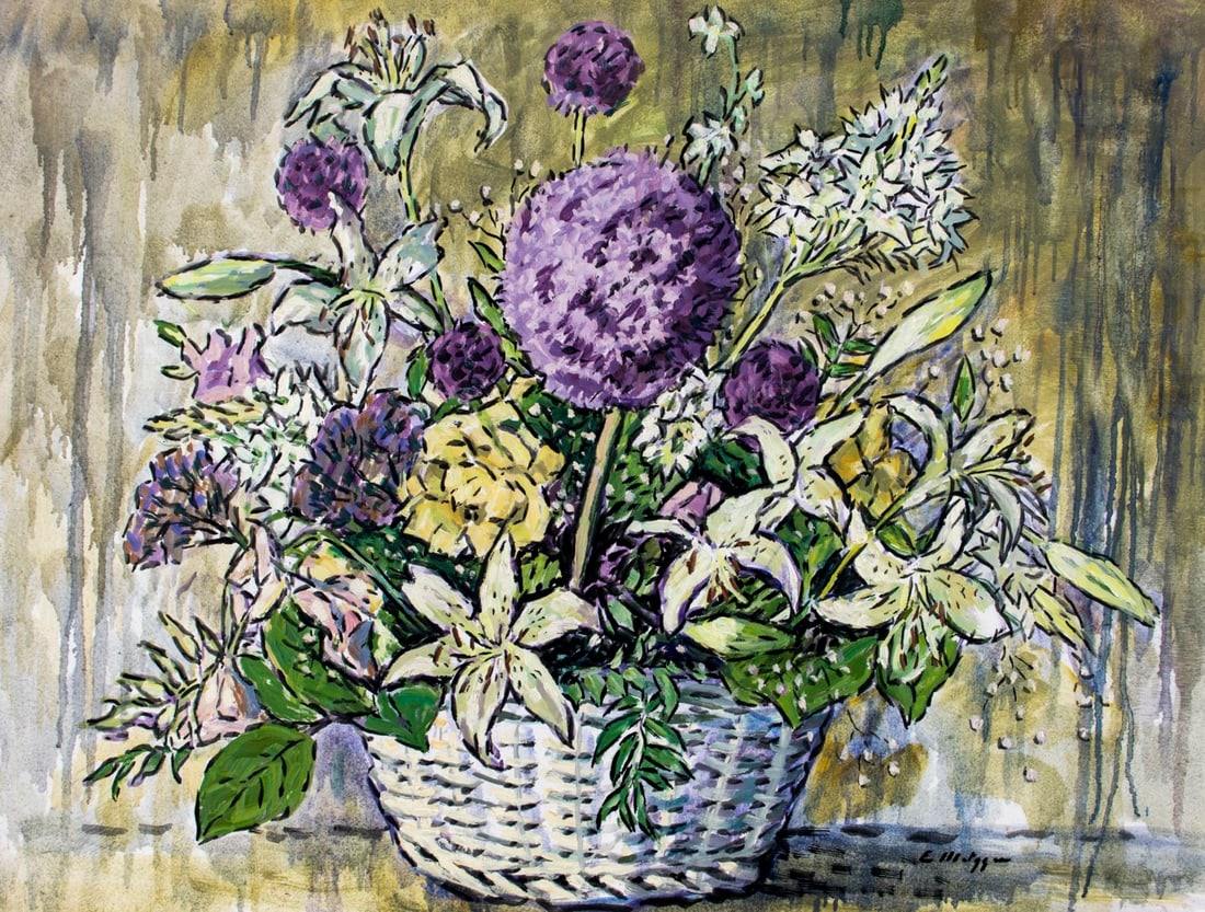 Evelyn Metzger (NY,Brazil,1911-2007) oil painting (1 of 16)