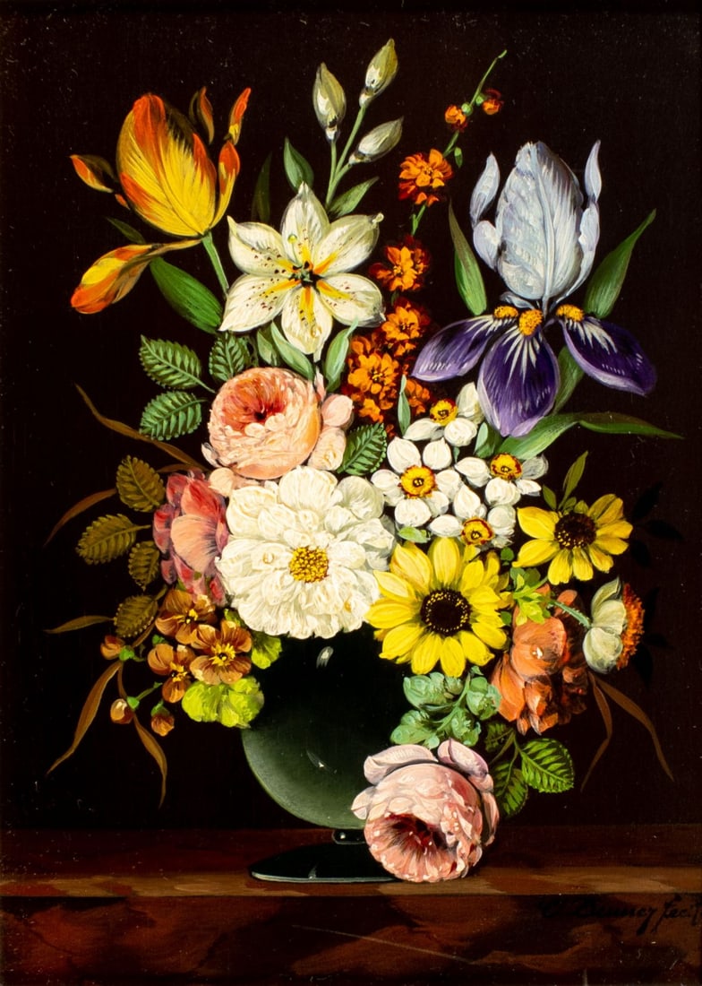 Oscar Denner (Austria,1924-?) oil painting (1 of 13)