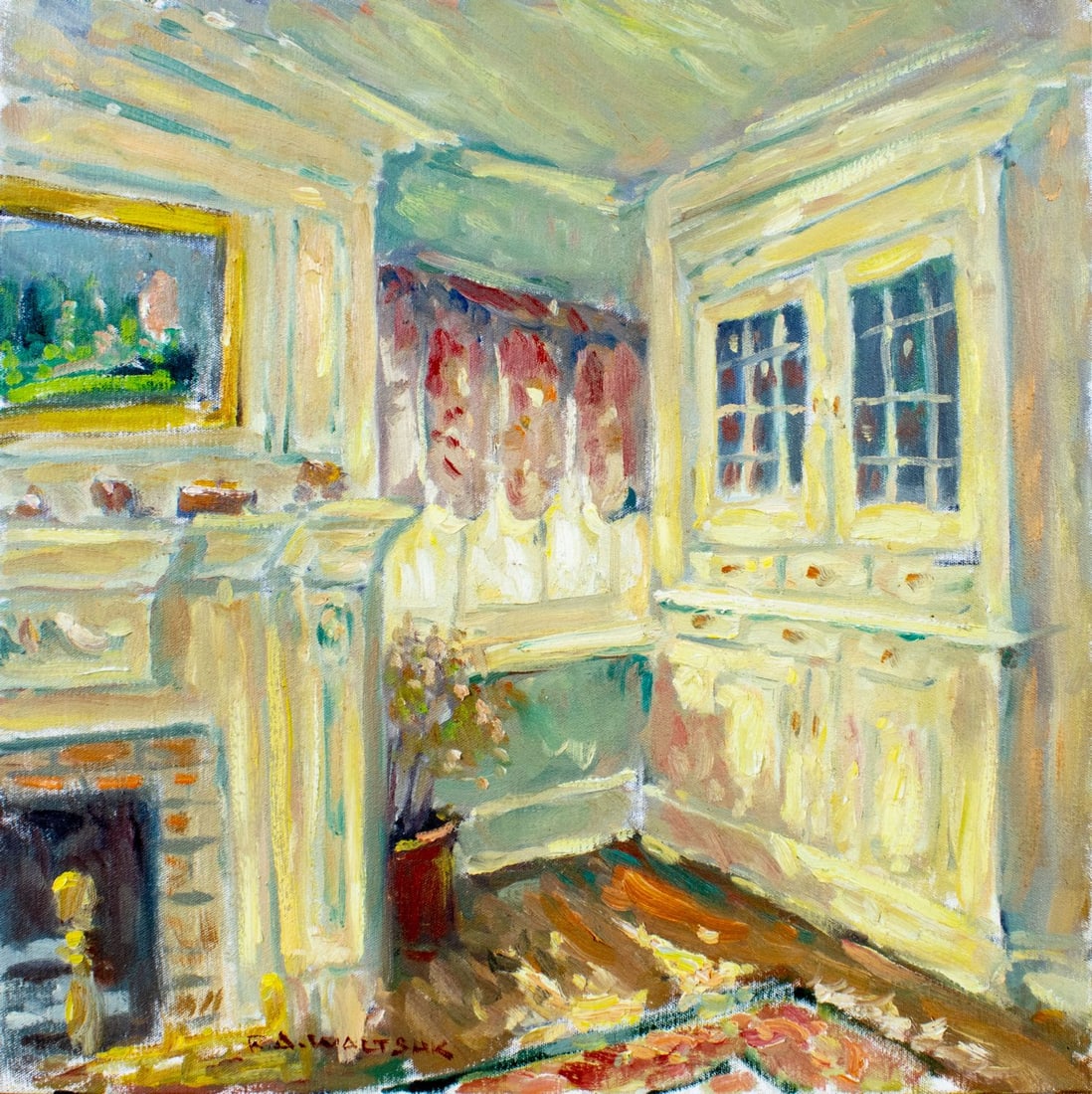 Robert Waltsak (NJ,b 1944) oil painting (1 of 12)