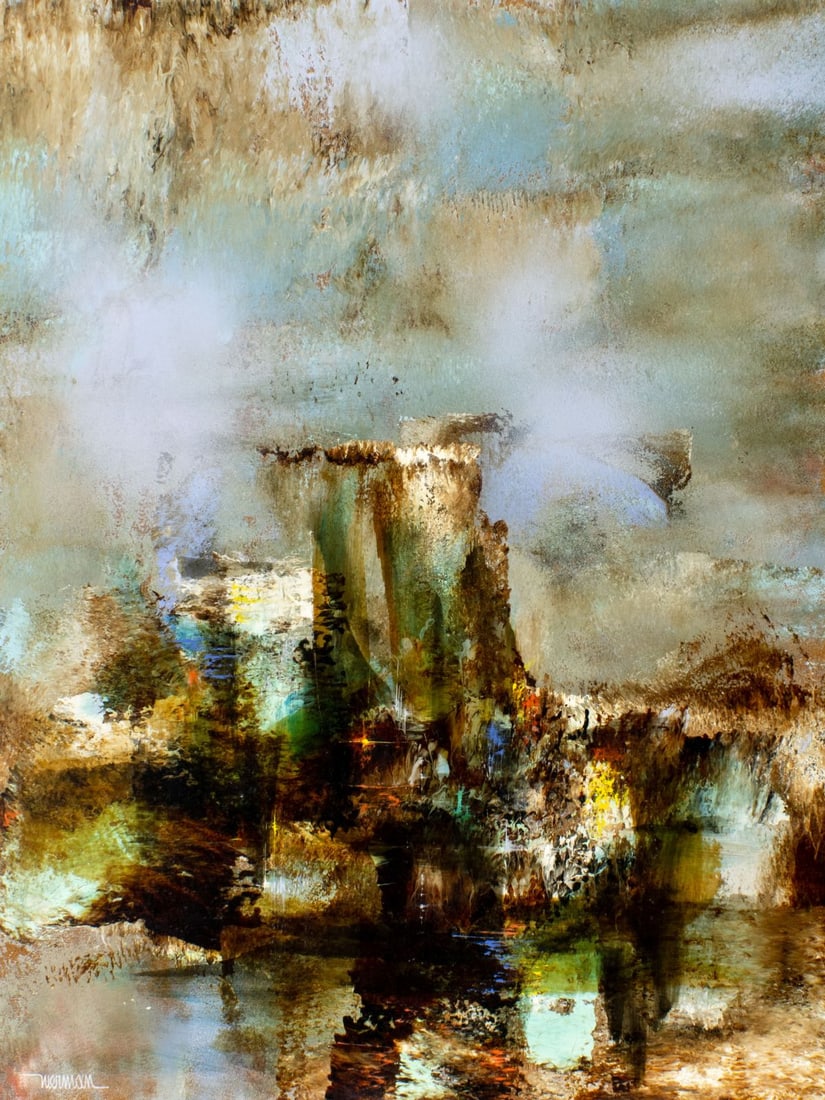 Leonardo Nierman (NY,Mexican,1932-2023) oil painting (1 of 13)