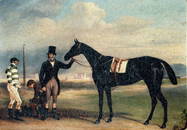 Antique 19C British oil painting