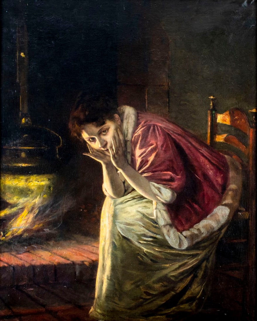 Eugen Klinckenberg (Dutch,1858-1942) oil painting antique (1 of 12)