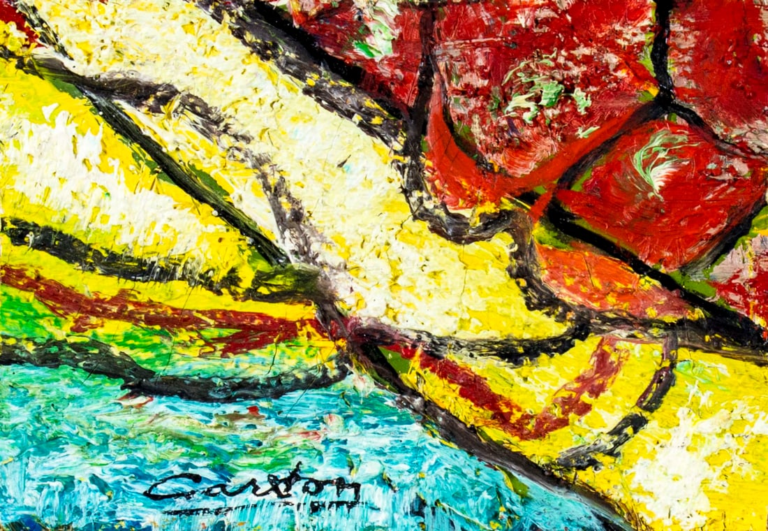 Norman Carton (PA,NY,France,1908-1980) oil painting (1 of 12)