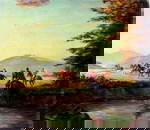 Wilhelm P Ahrweiler (German,1905-1987) oil painting
