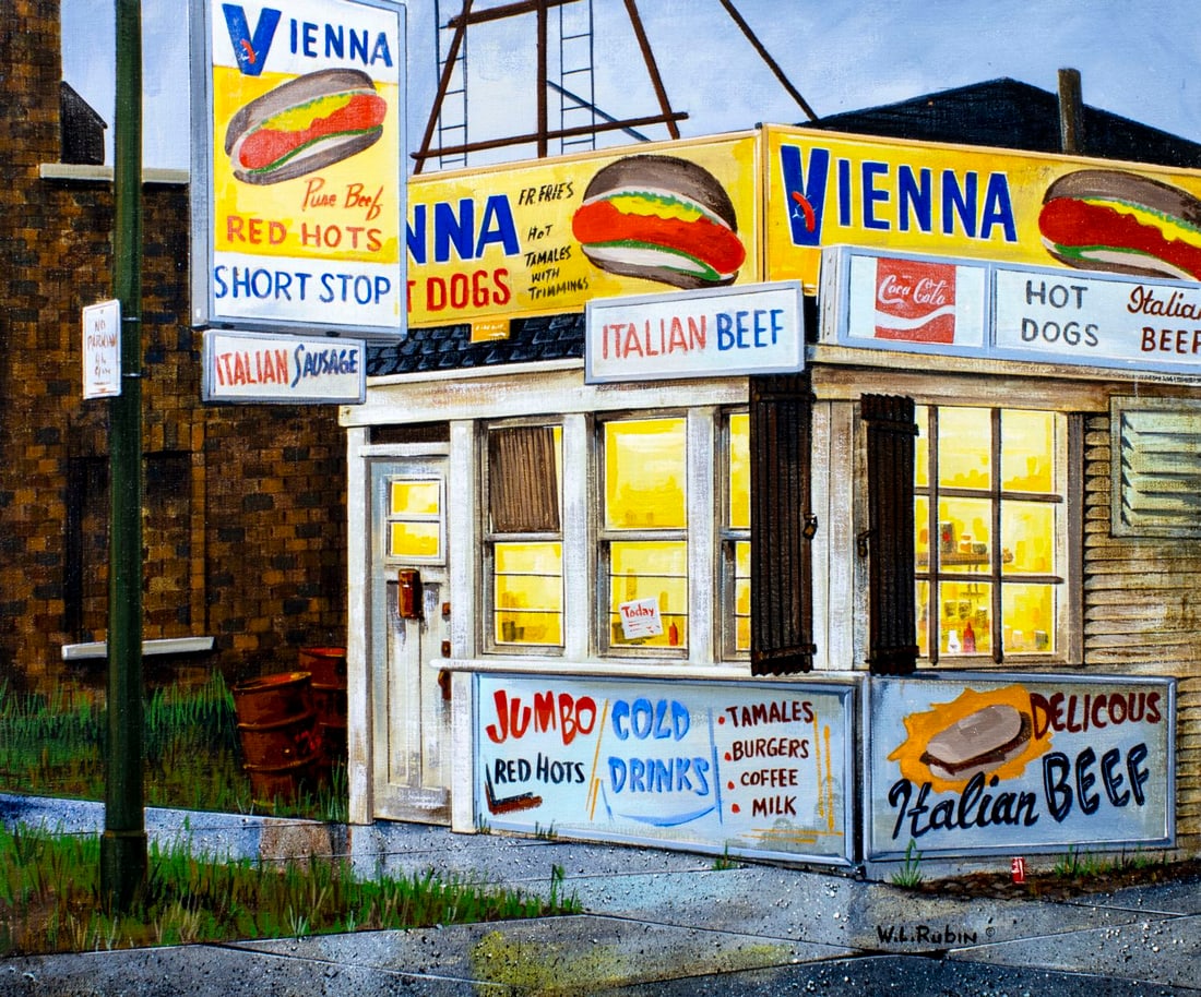 W L Rubin (US,20C) oil painting (1 of 13)