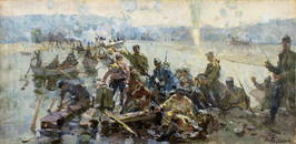 Danilo Bezougli (Russia,1914-1977) oil painting