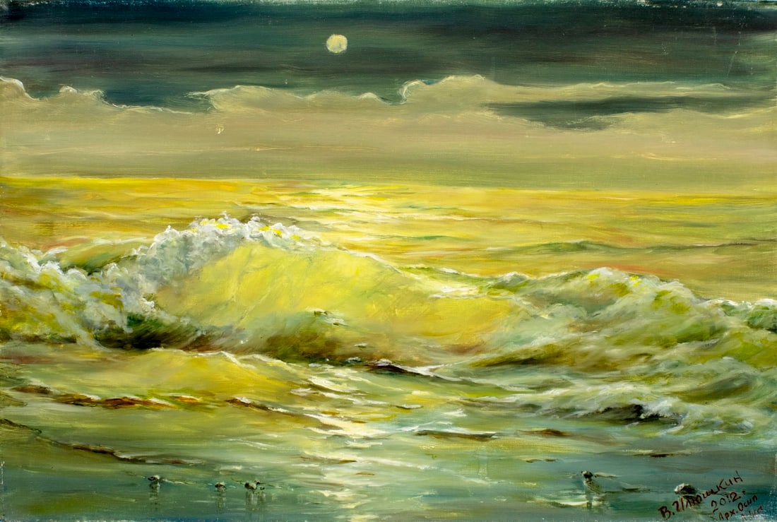 Viktor Ilyushkin (Russia,b 1946) oil painting (1 of 13)