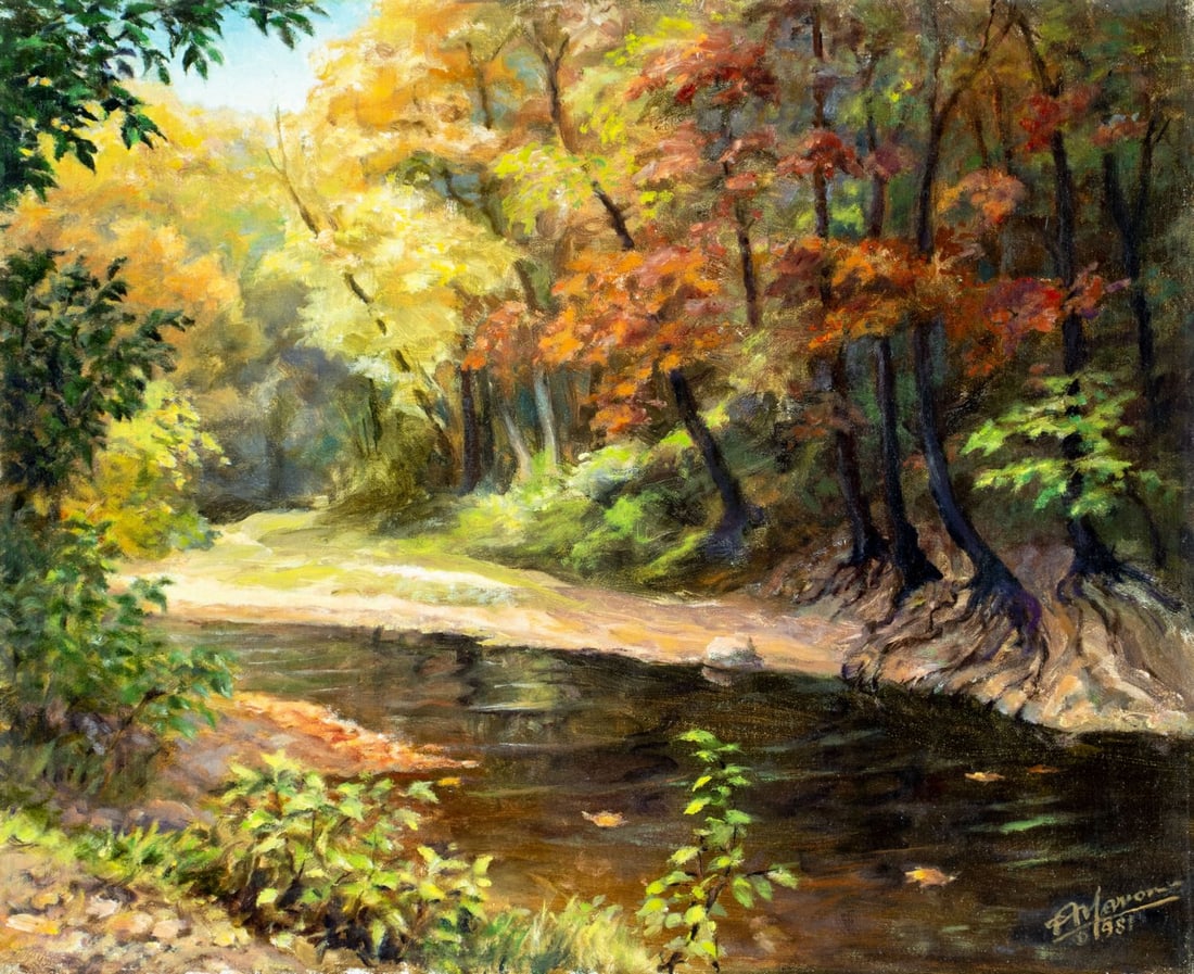 Alexander Yaron (NY,1910-1991) oil painting (1 of 12)