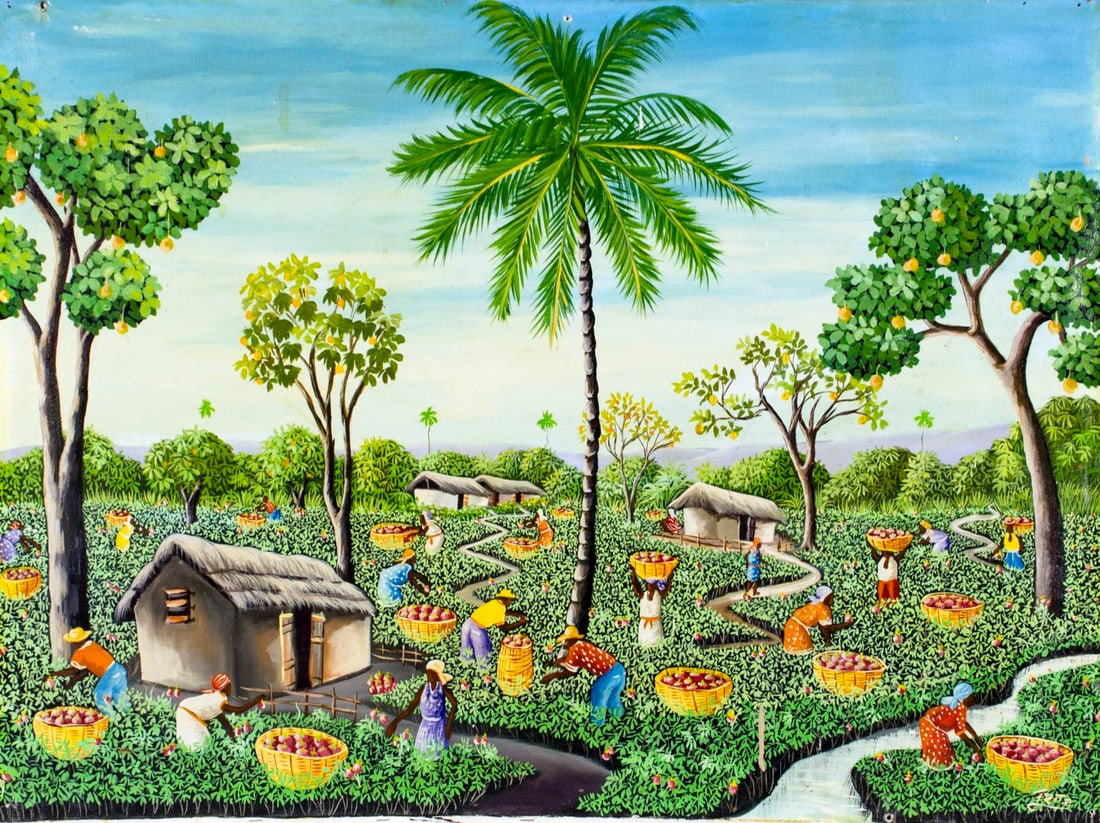 Fritz (Haiti,20C) oil painting (1 of 12)