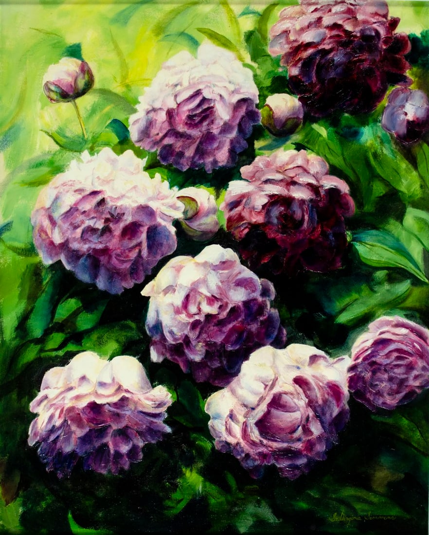 Virginia Simmons (US,20/21C) oil painting (1 of 13)