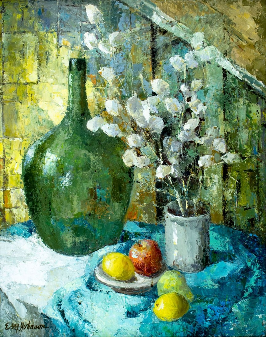 E M Johnson (US,20C) oil painting (1 of 13)