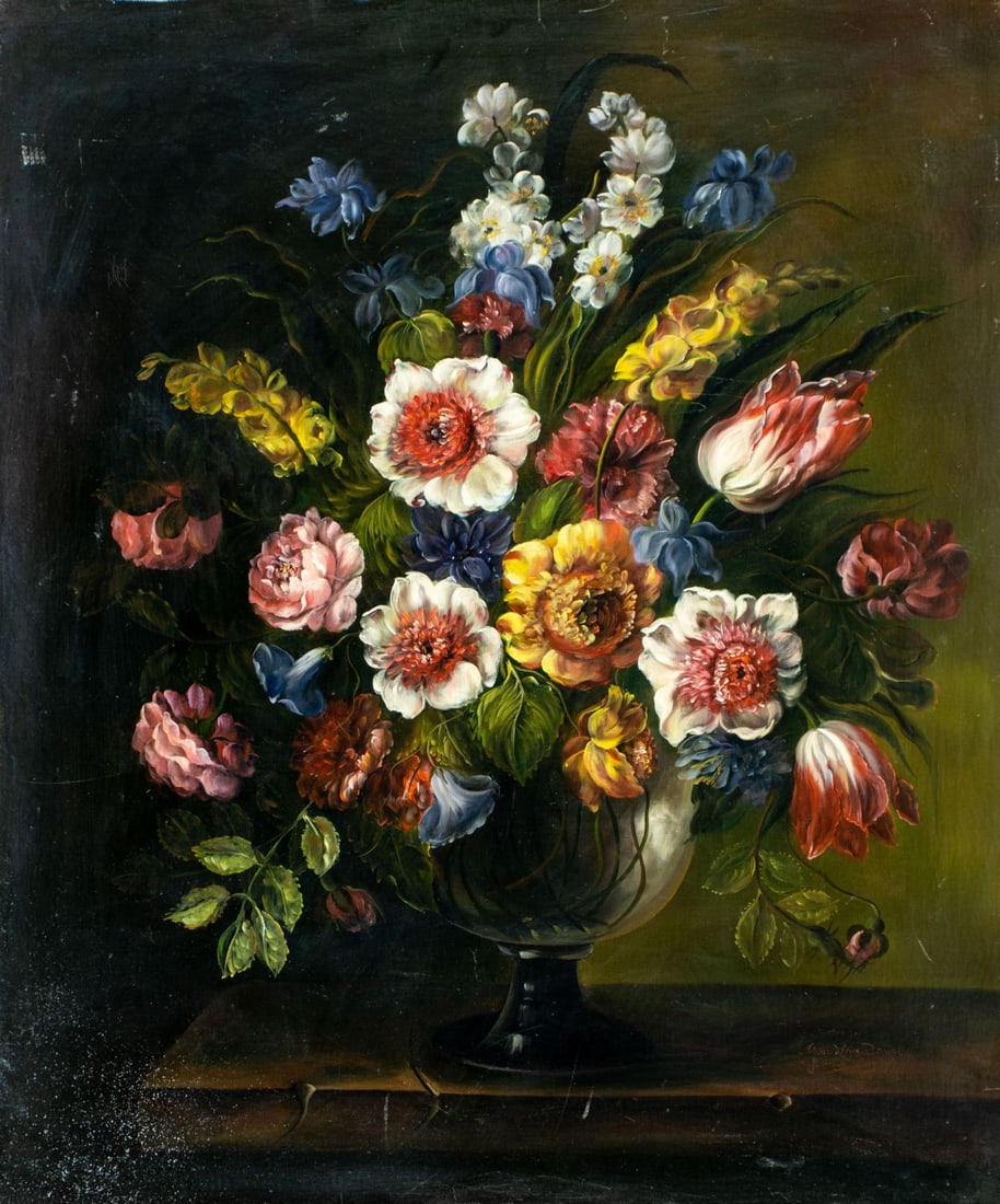 ATTR Jan Van Doust (Dutch,1794-1846) oil painting antique (1 of 12)