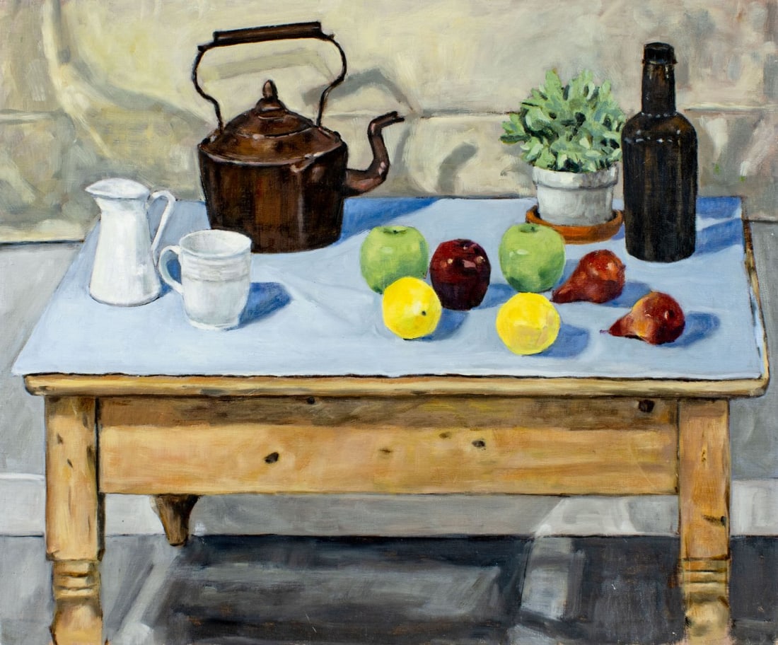 Johann Grobler (US,20/21C) oil painting (1 of 13)