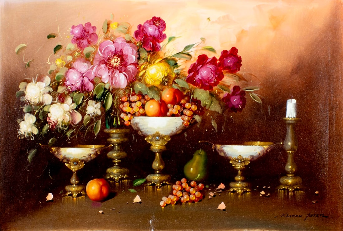 Peter Kloton (Hungary,1927-1985) oil painting (1 of 13)