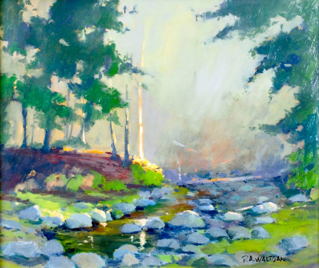 Robert Waltsak (NJ,b 1944) oil painting (1 of 12)