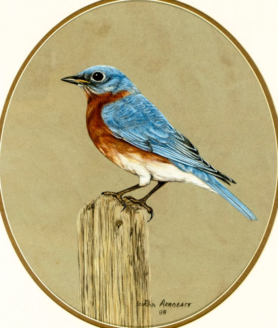 Rodney P Arbogast (PA,1948-2024) watercolor painting (1 of 13)