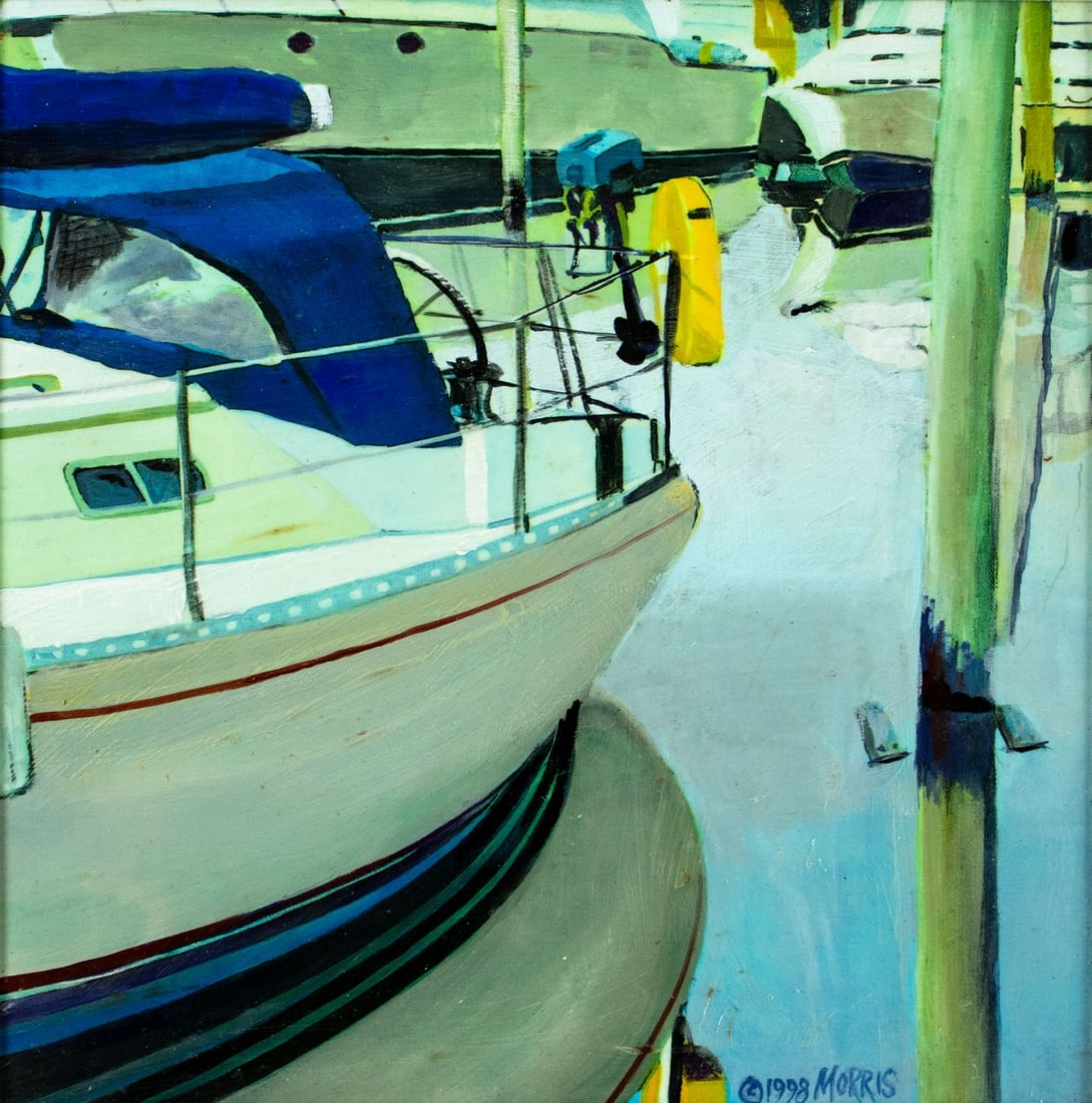 Michael Morris (CT,1937-?) oil painting (1 of 13)