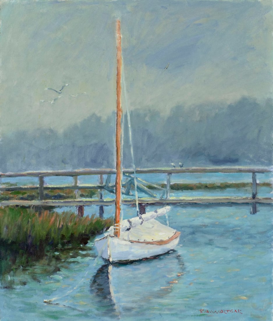 Robert Waltsak (NJ,b 1944) oil painting (1 of 13)