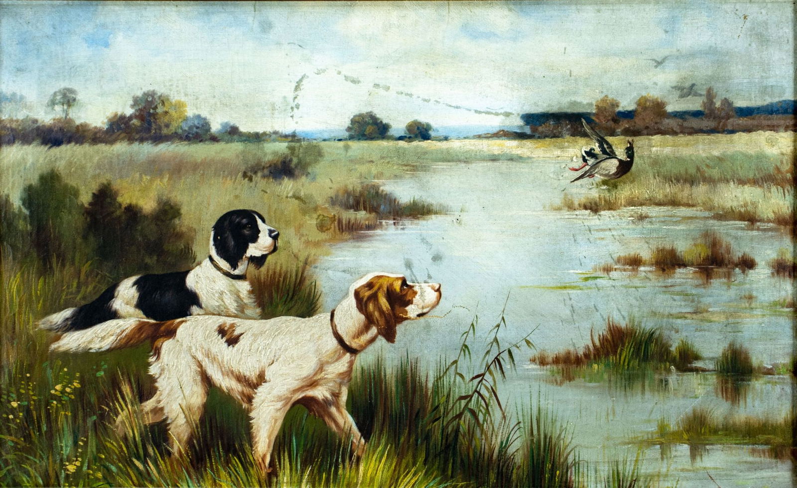 Vintage mid 20C German oil painting (1 of 11)