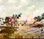 Wilhelm P Ahrweiler (German,1905-1987) oil painting