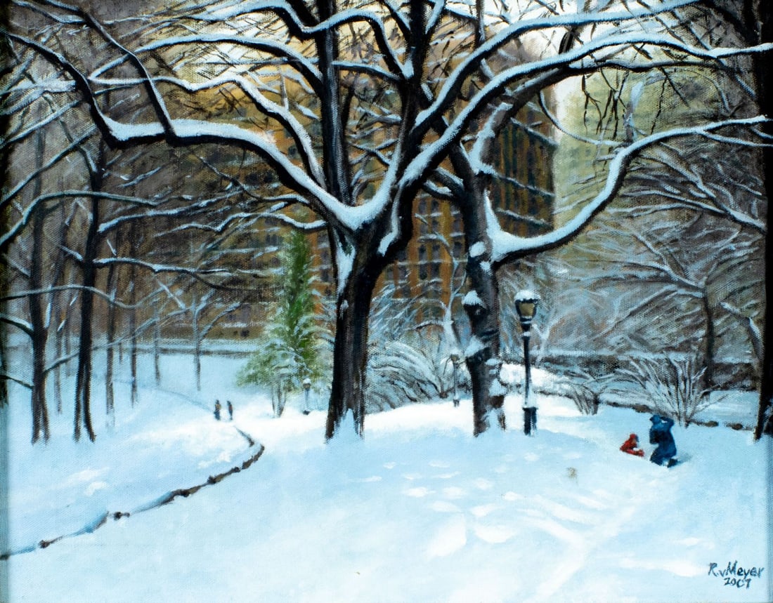 Robert van Meyer (NY,20/21C) oil painting (1 of 12)