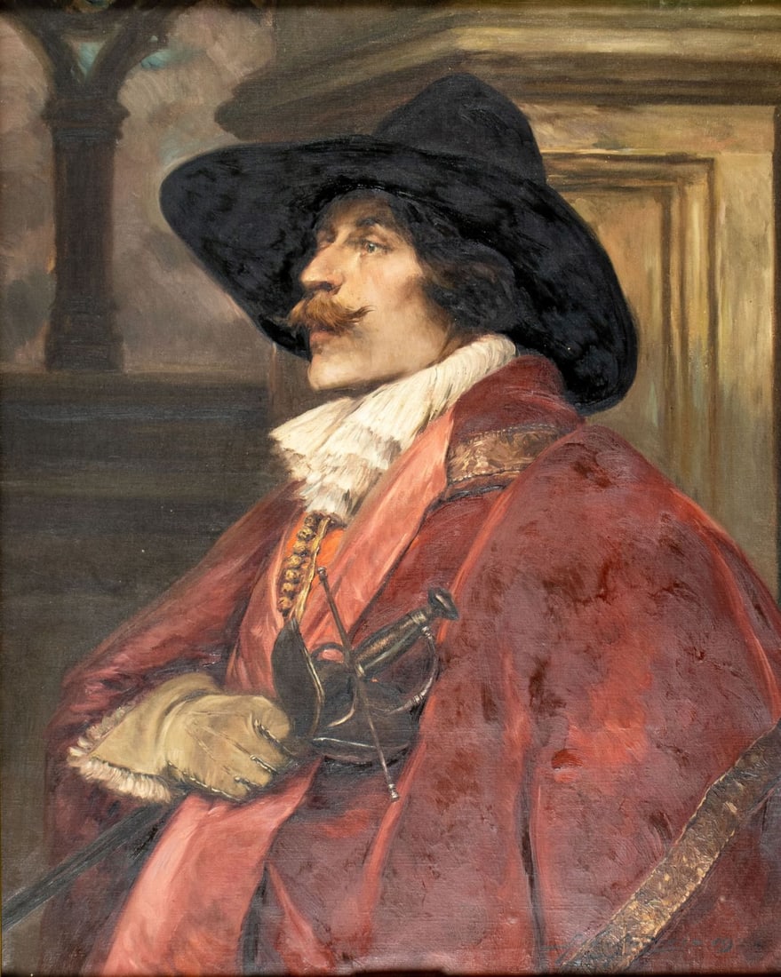 Alex De Andreis (France,Belgium,UK,1880-1929) oil painting antique (1 of 13)