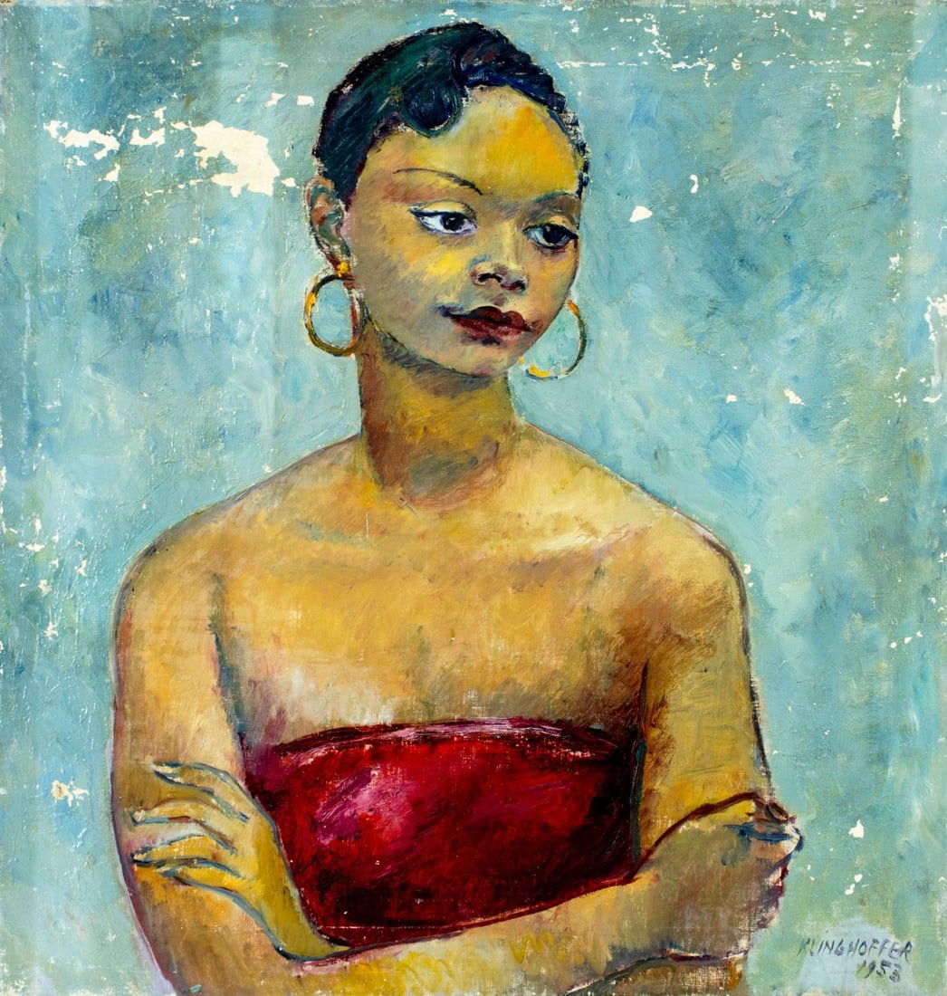 Clara Klinghoffer (NY,UK,Austria,1900-1970) oil painting (1 of 14)