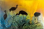 Evelyn Metzger (NY,Brazil,1911-2007) oil painting