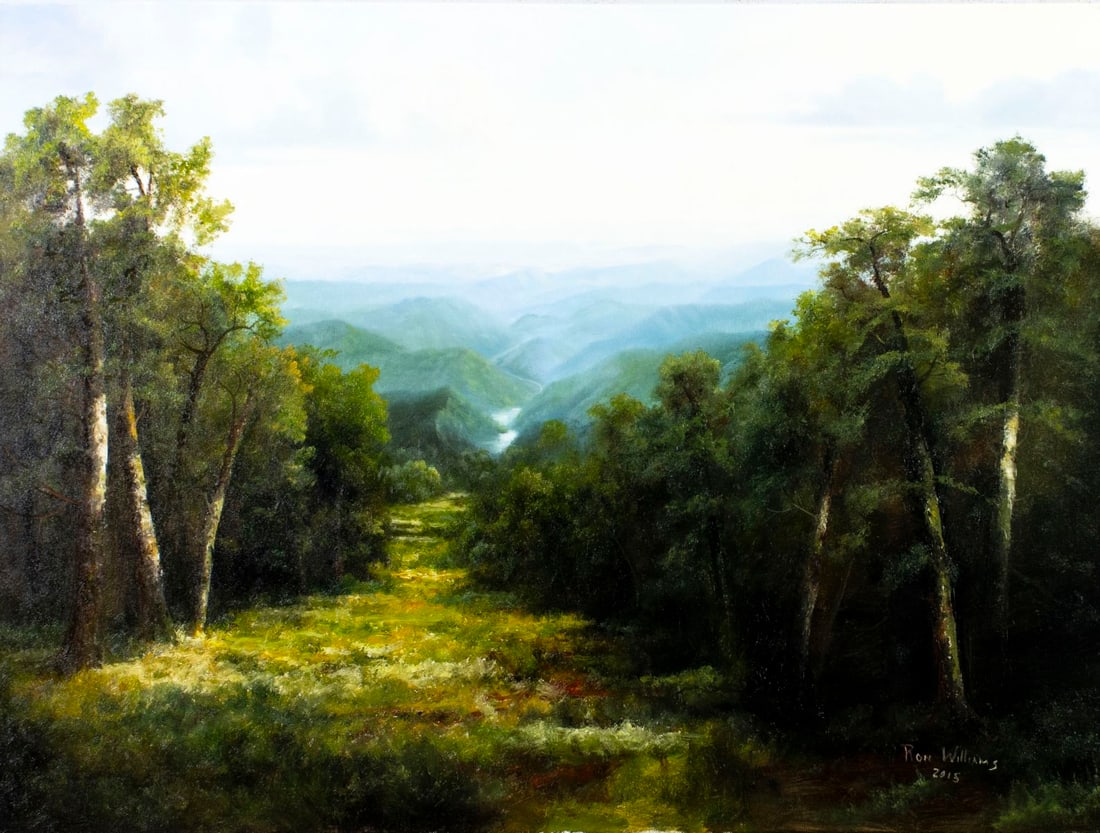 Ron Williams (TN,1947-2016) oil painting (1 of 12)