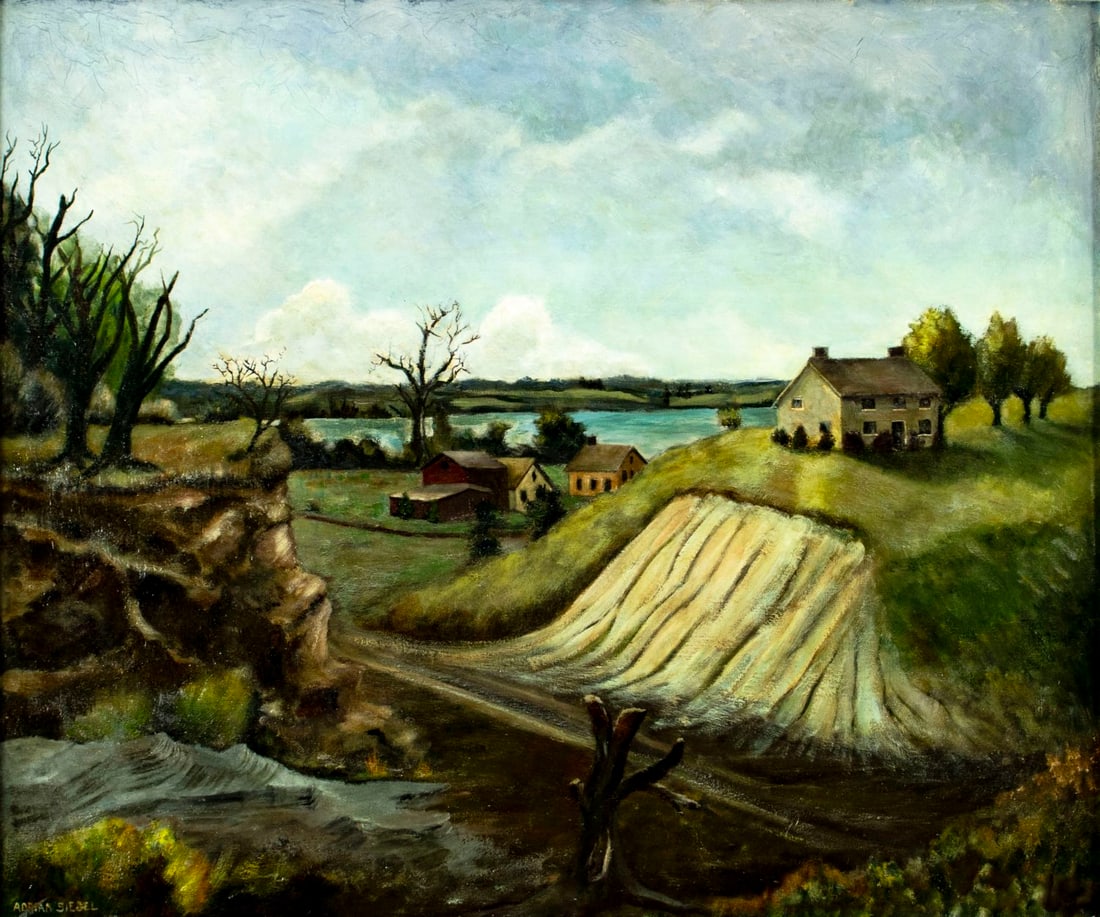 Adrian Siegel (NY,1898-1978) oil painting (1 of 12)