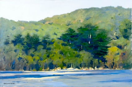 Robert Waltsak (NJ,b 1944) oil painting