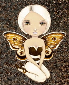 Becca Turner (UK,20/21C) acrylic painting