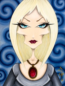 Natalie VonRaven (Canada,20/21C) acrylic painting